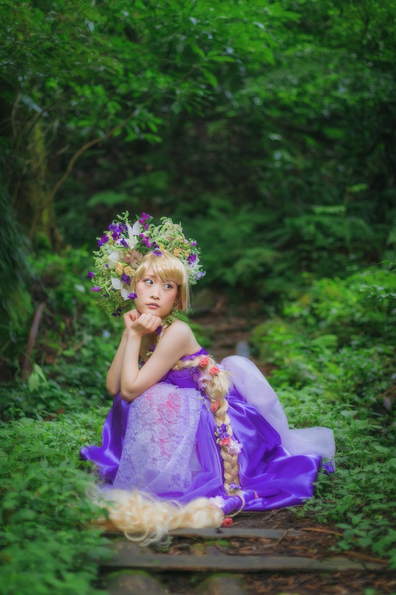 ejcemika's tweet photo. ラプンツェル🏵️②
雨上がりの緑が綺麗💕
この直前までどしゃ降りでした🌧️
💖
🌼
💖
#ラプンツェル #rapnzel
#撮影 #撮影モデル #コラボ撮影 #花のある暮らし #森撮影 #森林浴 #ドリーミーフォト #ポートレート撮影 #ファインダー越しの私の世界 #糸島 #花衣 https://t.co/6nUo8DuKNF