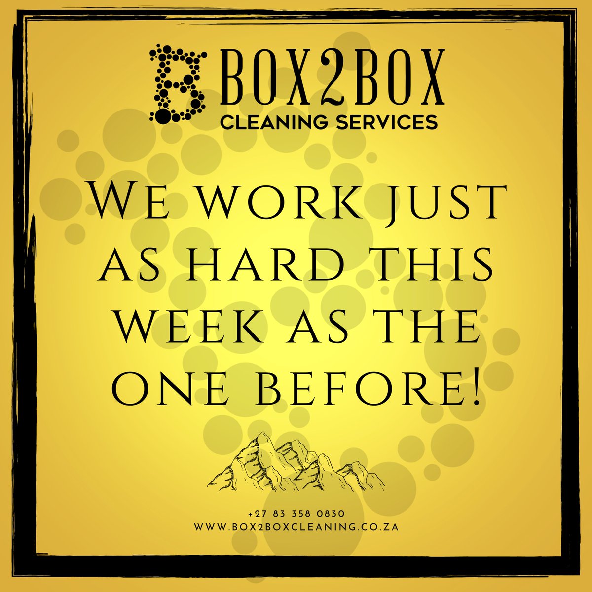 Box2BoxCleaning's tweet image. We love what we do! bit.ly/3tPiB50

#Committed #MondayMotivation #MondayThoughts