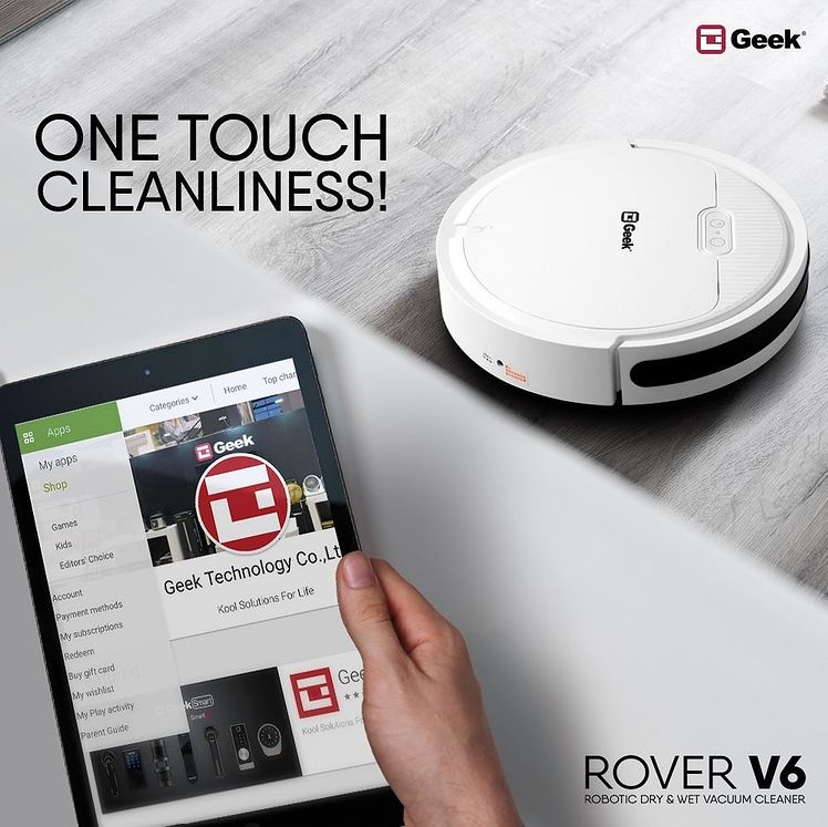 GeekAppliances's tweet photo. The last thing you need after a long days work is chores at home. And that too not sweeping and swabbing. But now that will change.
All you need is the Geek smart app. Put your legs up and let the Rover V6 do the job!

Purchase Link : https://t.co/LSxRvCjXln https://t.co/T730v111D3