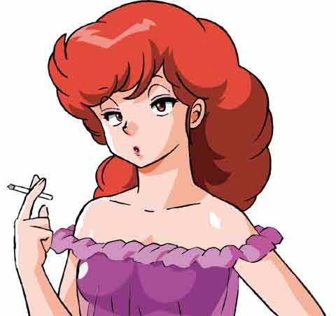 六本木朱美さん
高橋留美子先生の喫煙女性キャラは
作者自身がヘビスモ(現在はわからない)なせいか
仕草が自然でいいですね 