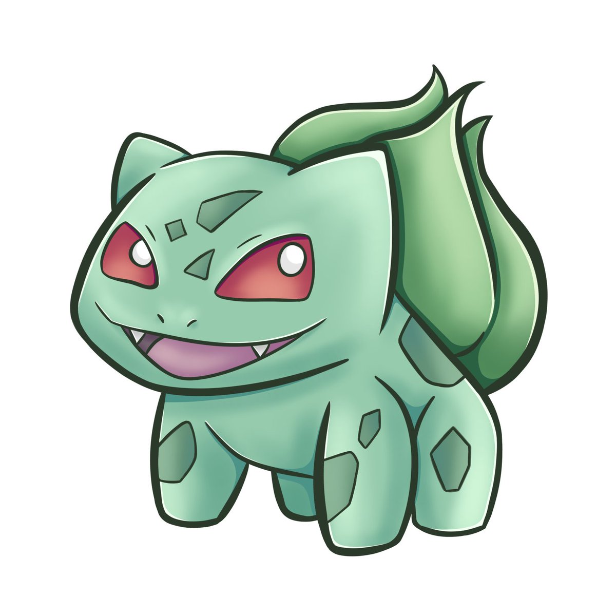 Pokebwead I Drew 001 Drom The Pokedex D Bulbasaur Pokemon T Co Rqfrpidfyg Twitter