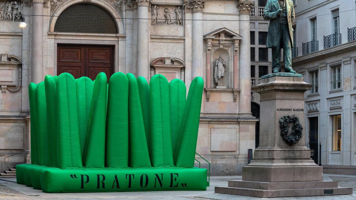 AD_italia's tweet photo. Milano Design Week 2021: il Milk Bar di India Mahdavi, il Super Pratone di Gufram e molto altro https://t.co/2FvB1W7Rx5 https://t.co/mdRryNkryl