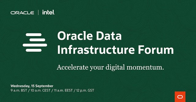 carol_oracle's tweet image. Join Oracle Data Infrastructure Forum to learn how @Oracle solutions are helping #customers in different industries to achieve #innovation in their business. bit.ly/3jJAMpQ