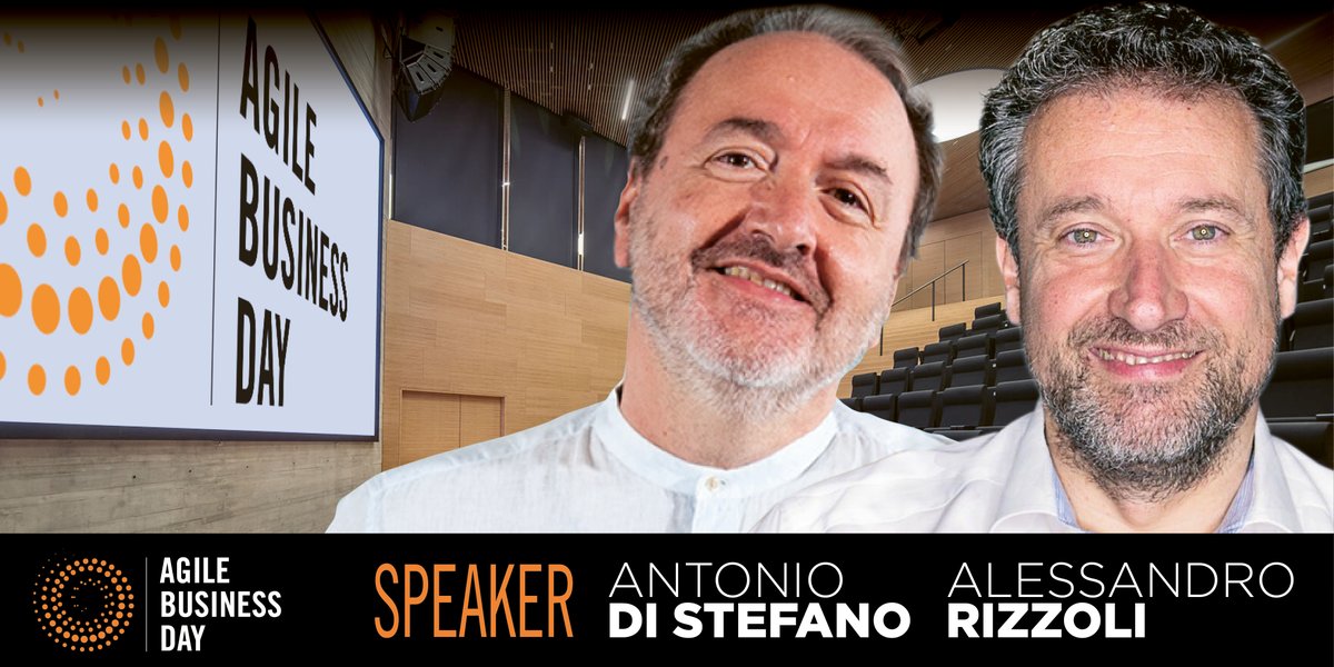 🗣️Antonio Di Stefano supporta le organizzazioni costruendo con loro approcci non convenzionali di gestione delle persone. 

Alessandro Rizzoli si avvicina all'Agile nel 2001 che ha poi sperimentato in diverse forme nelle organizzazioni che ha seguito

zcu.io/0FYB