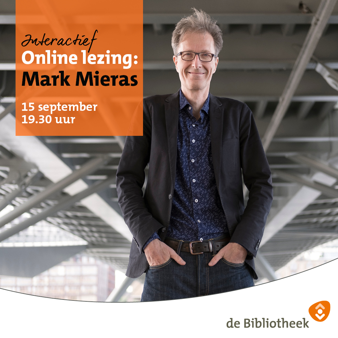 Ben jij benieuwd naar wat we van corona kunnen leren nu we weer teruggaan naar normaal? Meld je dan aan voor de interactieve online lezing met Mark Mieras. De lezing is op 15 september om 19.30 uur.