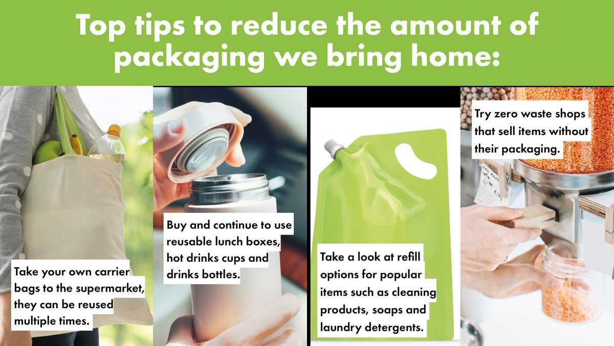This #ZeroWasteWeek, there are a few things we can do to start reducing the amount of #packaging we bring home and to be kinder to our planet. 🌎
For more on reducing plastic packaging around the home, head over to our sister brand <a href="/clearonplastics/">Clear on Plastics</a>. #RecycleNow #BritainRecycles