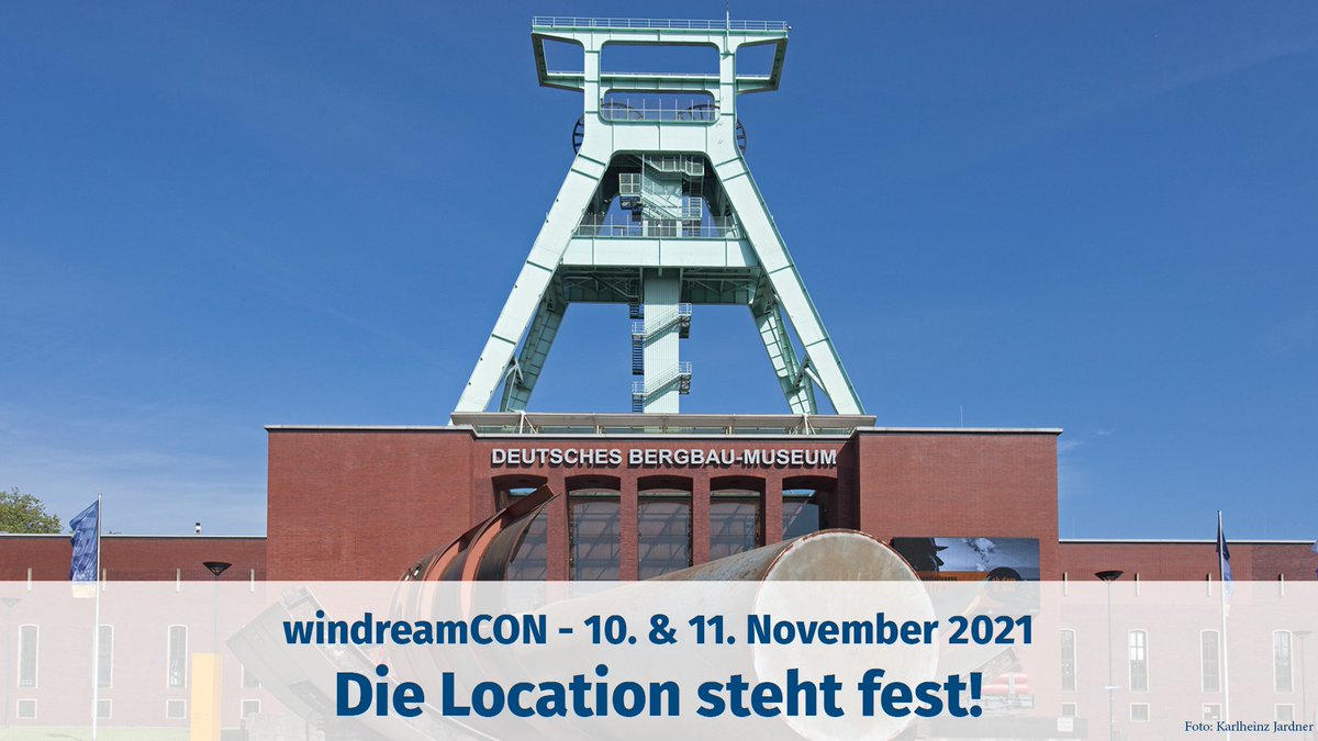 Jetzt ist es raus❗ Wir dürfen verkünden, dass unsere nächste windreamCON als hybride Veranstaltung im größten Bergbaumuseum der Welt stattfinden wird.
Jetzt kostenlos anmelden: events.windream.com

#windream #ecm #dms #windreamCON #bergbaumuseum #bochum #ruhrgebiet #jubiläum