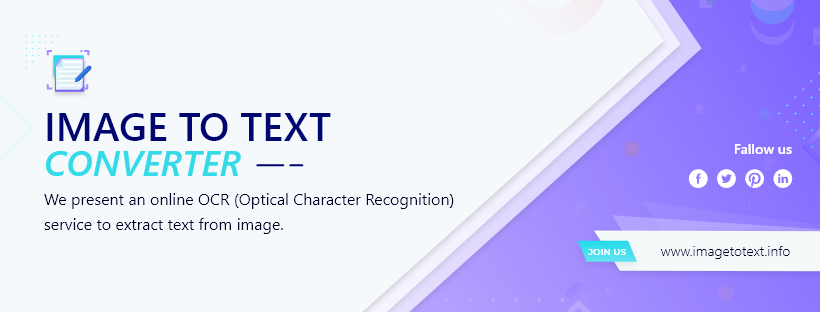 ImgtoText's tweet image. Image to Text Converter
imagetotext.info

We present an online OCR (Optical Character Recognition) service to extract text from images. Upload photo to our image to text converter, click on convert and get your text file instantly.
#ImagetoText #OnlineOCR #PicturetoText