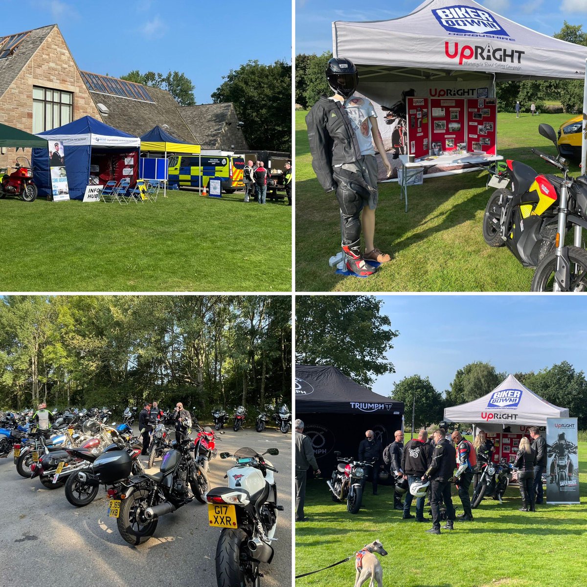 UpRightDerbys's tweet photo. A huge thank you to all involved yesterday at @staffsbiker #Bikersbreakfast 
We had a great day and met loads of fantastic folk ! Our #GTA message is spreading thanks to your support 🏆 The more of you that follow that message the safer our roads are for us all. 
#PopUpRight https://t.co/9RAoty0JaL