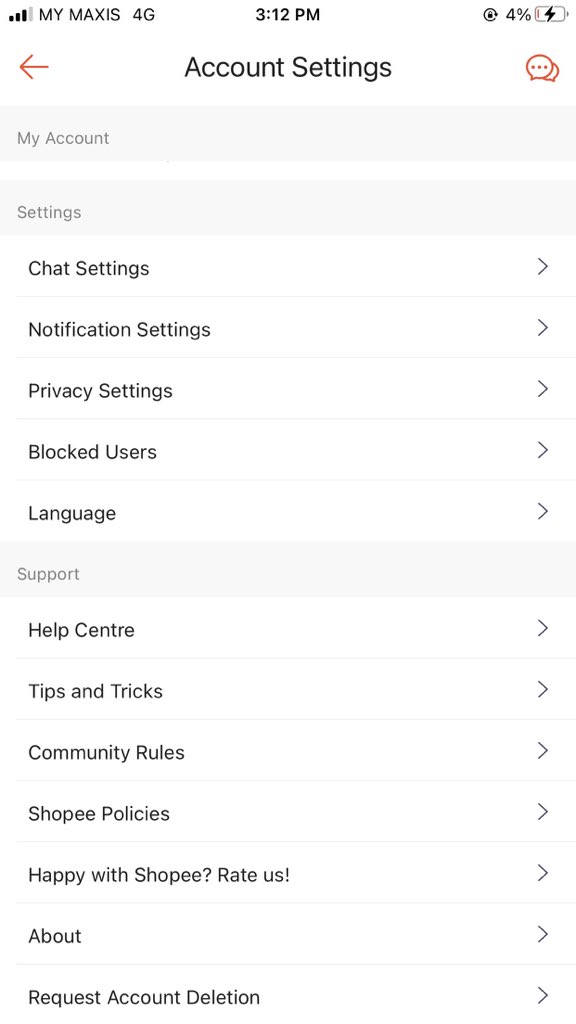 Shopee Malaysia On Twitter Click On About And Clear The Cache But If Issue Remain The Same After You Have Done The Basic Troubleshoot Do Reach Out To Our Customer Service Via