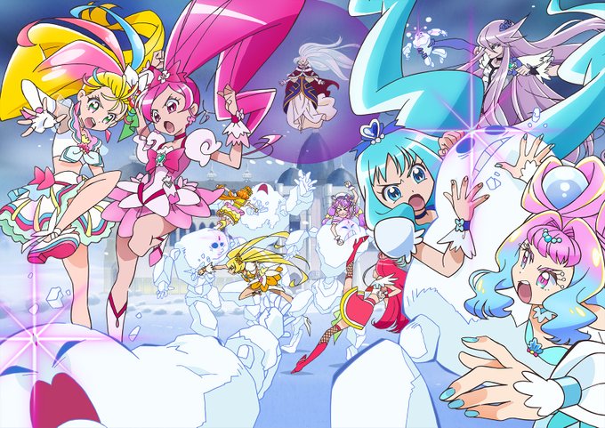 映画トロピカル ジュ プリキュア 新場面写真解禁 ムーンライトさん巨大化して敵握りつぶしてるように見える プリキュア最強と言われる彼女ならあるいはやりかねない ニチアサエイト