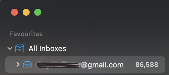 Zebbyz's tweet image. Woops... This is my Unread Mail inBox... @Hilary_Barry #NotFussed