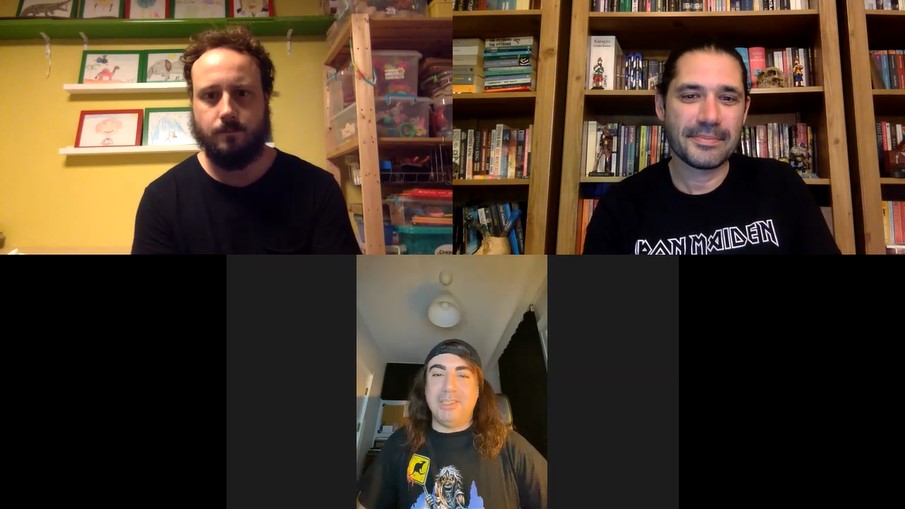 paslanmazkalem's tweet photo. Iron Maiden'ın yeni albümü "Senjutsu"yu Doğu Yücel,  @deniztuncer  (Saints 'n' Sinners) ve @erman_yavrum  (Kalt) ile birlikte Paslanmaz Kalem youtube kanalı için konuştu. Maiden fanlarını harika bir sohbet bekliyor. Çok yakında 😎🤘 

Abone olun: https://t.co/Fiz62BiLTs https://t.co/xA9QmllLUJ