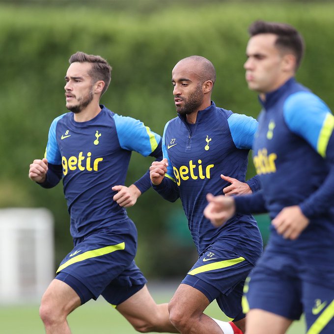 Winks, Lucas and Reguilon in training!