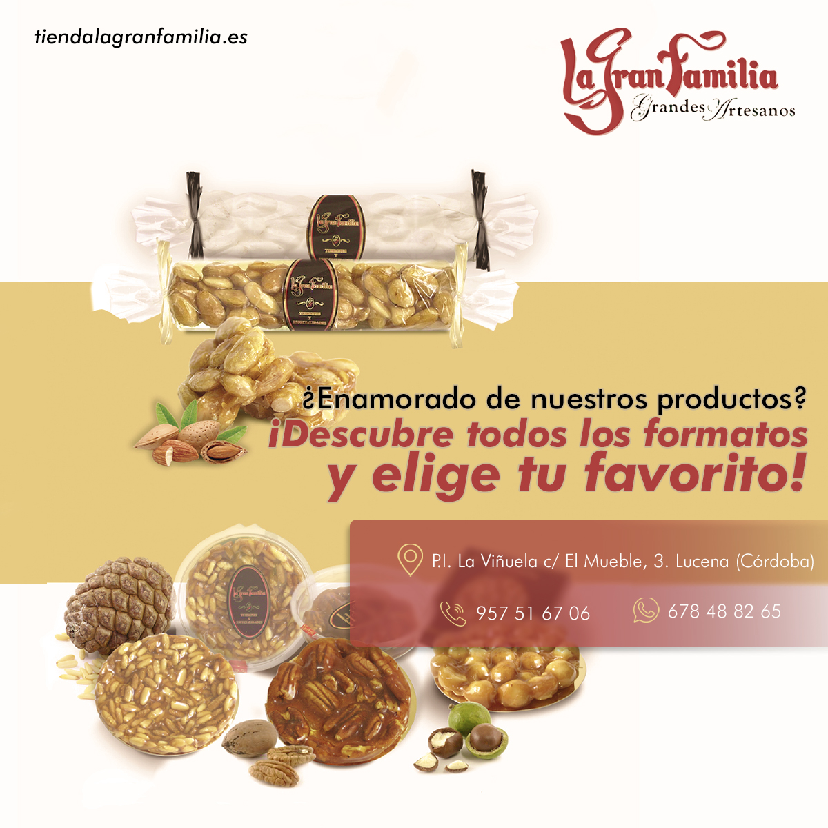 TurronesLGF's tweet image. En nuestra #tienda encontrarás una gran variedad de #formatos en todos nuestros #productos. Desde los más básicos e imprescindibles hasta lo de gama #profesional y #premium ¡Elige el que mejor va contigo! Visítanos 😉
