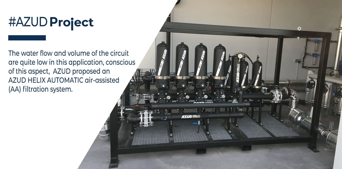 AZUDWater's tweet photo. How to ensure end-customer satisfaction in extrusion products? 🤔
In this #AZUDproject we tell you how a PVC extrusion company in Germany managed to solve this problem, thanks to the air-assisted AZUD HELIX AUTOMATIC filtration system (AA).💦
#AZUD #AZUDHELIX https://t.co/UP0hWFV6u0