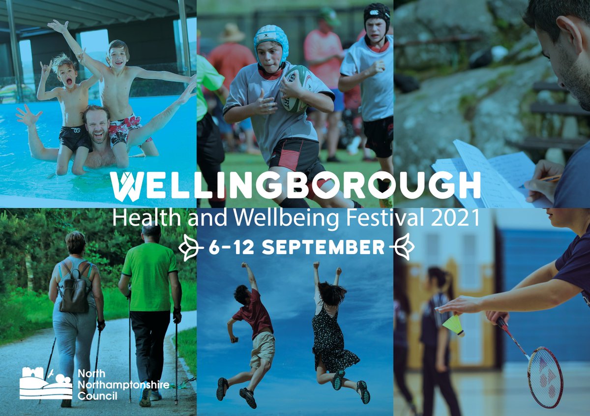 NNorthantsC's tweet photo. Today is the first day of the Wellingborough Health and Wellbeing Festival and there’s lots going on all week for you, your family and loved ones. 
See the full timetable and find out how to get involved at https://t.co/3JPYGANhPw
#TakeCareOfYou #WellFest https://t.co/gQXGTgUsgH