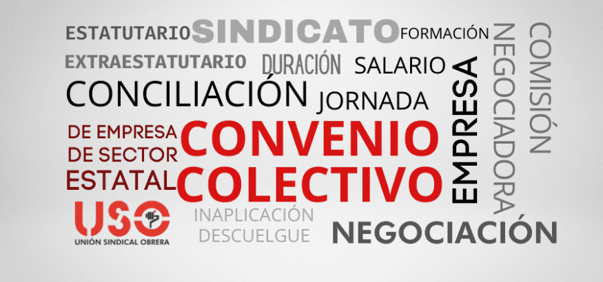 SindicatoUSO's tweet photo. #USOTeInforma En el convenio colectivo quedan regulados los derechos y obligaciones entre trabajador y empresario. #USO responde a las dudas más frecuentes en esta materia
https://t.co/wgGWnczTa9 https://t.co/pUg0Hgwg7R
