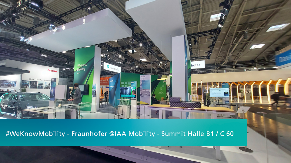 FraunhoferLBF's tweet photo. @FraunhoferLBF startklar @IAAmobility ab morgen bis 12. September in München #Fraunhofer #WeKnowMobility https://t.co/RVvyQWQhsU https://t.co/l4oRd2trIy