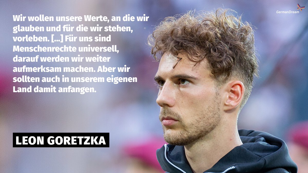 Wertebotschafter und deutscher Nationalspieler @leongoretzka_ setzt immer wieder ein Zeichen gegen Rassismus, Ausgrenzung und Menschenfeindlichkeit. Im Interview mit der @faznet spricht er u.a darüber, wie wichtig es ist Wählen zu gehen, um rechten Parteien keine Stimme zu geben.