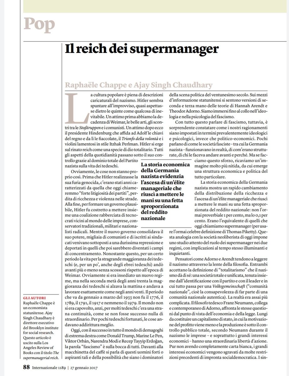 luigidemich's tweet photo. @colvieux Ma se il sovranismo utilizza gli stessi argomenti del nazismo, e al contempo, anche per Treccani, è una maschera del neoliberismo, possiamo dedurre che @raphaelechappe e @MattSingh_ avevano più che ragione su Internazionale di qualche tempo fa? https://t.co/4NZMa6NJH8