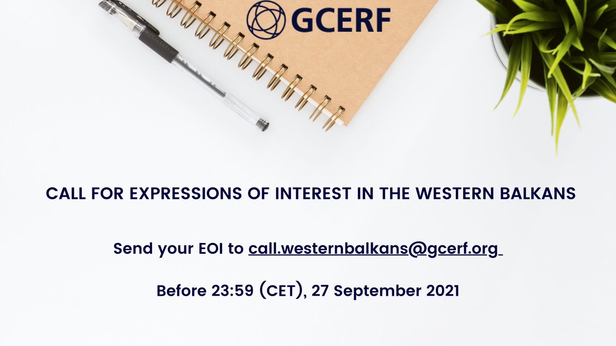 theGCERF's tweet photo. βοΈ Are you a #CSO in the #westernbalkans working on #rehabilitation and #reintegration of #RFTFs ?
Do you want to become a @theGCERF grant recipient?
π’ Check our #call for expressions of interest https://t.co/cyjNgLwbkm
ποΈ #Apply by 23:59 CET 27 September
#RR #PVE https://t.co/ZjBJpeT9qc