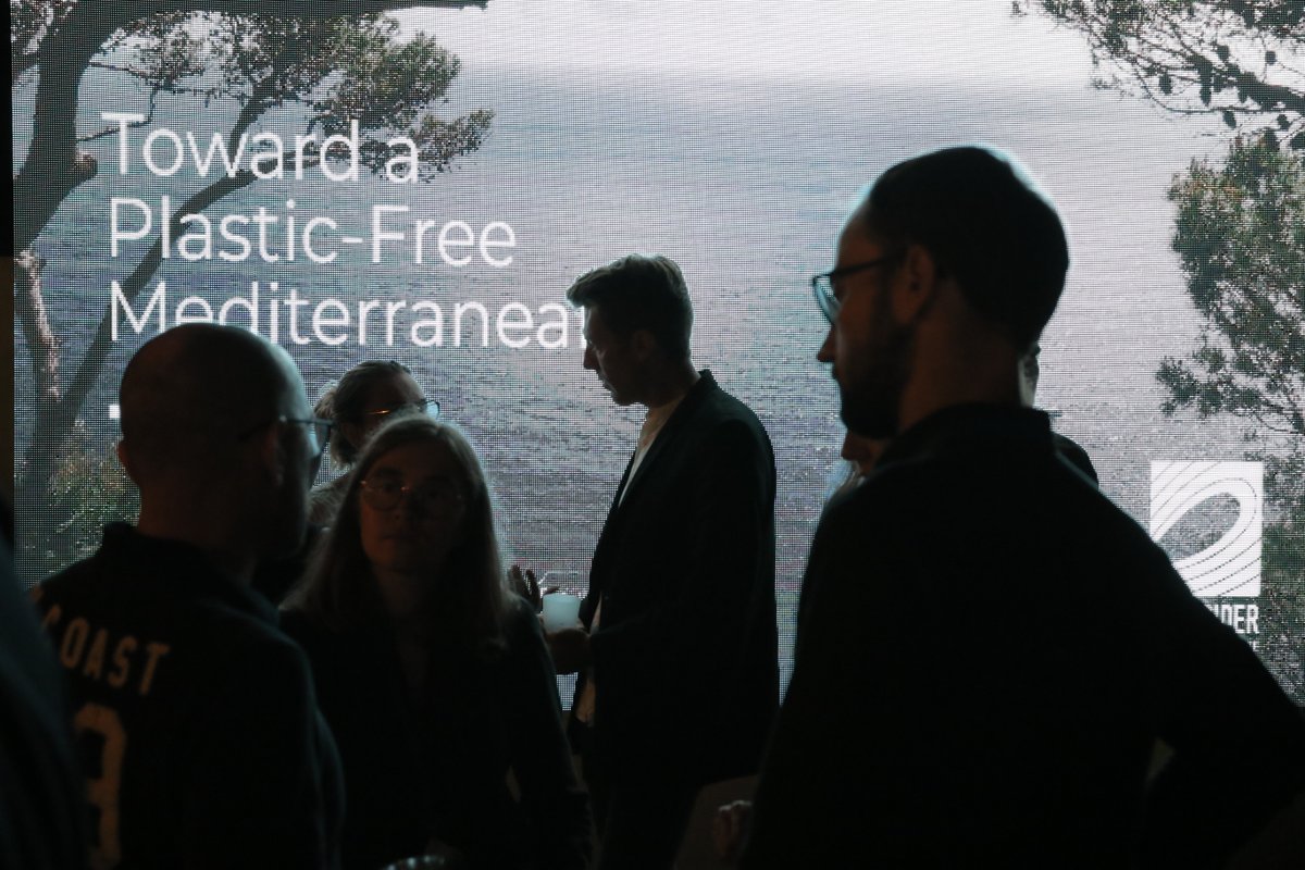surfridereurope's tweet photo. We gathered Mediterranean key players in #lebunkerdescalanques to present the PlastiMed project with @BeMed_org, @IUCN and @TaraOcean_, to exchange on future needed steps to speed up the transition to a plastic-free Mediterranean. 
#IUCNcongress https://t.co/eZktIeNpe7