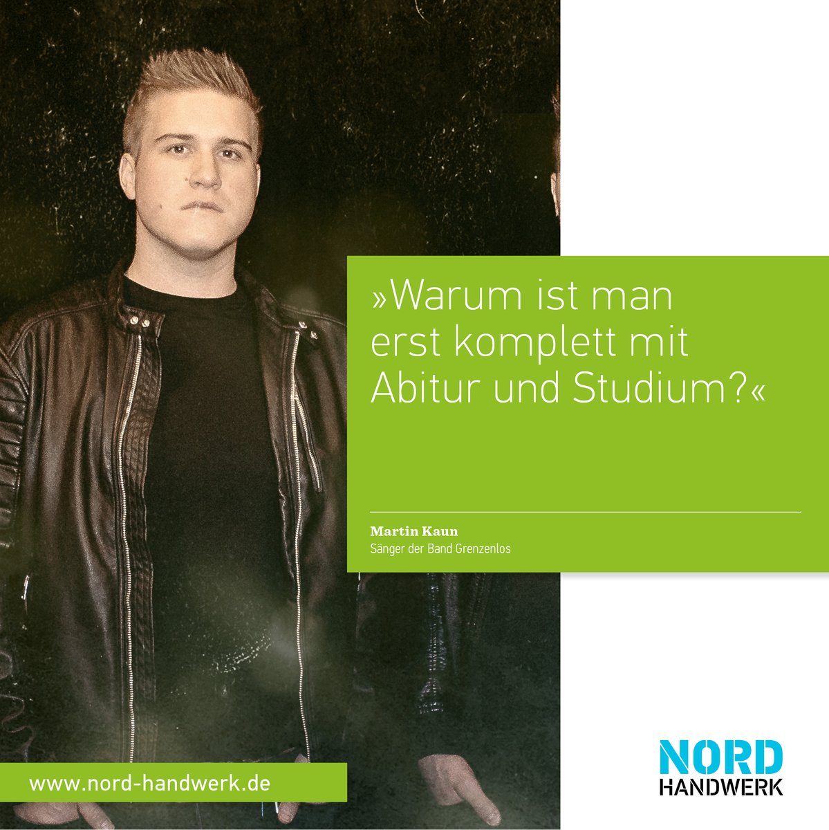 NordHandwerk's tweet photo. Martin Kaun, Sänger der Band Grenzenlos, im Gespräch über zwei Handwerkersongs, #Zugehörigkeit, #Vorurteile und fehlende #Wertschätzung.

Zum Beitrag: https://t.co/eA3XNIgsQH https://t.co/sR5BKTSUSf