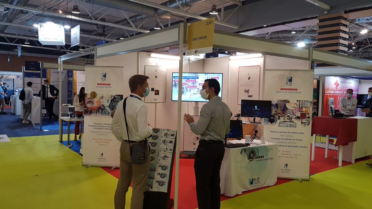 <a href="/RnDVision/">RDvision</a> en place au <a href="/MeasurementW/">Measurement World</a> stand 2J63 pour vous recevoir et échanger sur projets nécessitant un système de #mesure #optique #IA #machinelearning #deeplearning #tempsréel #algorithmes #industrialisation