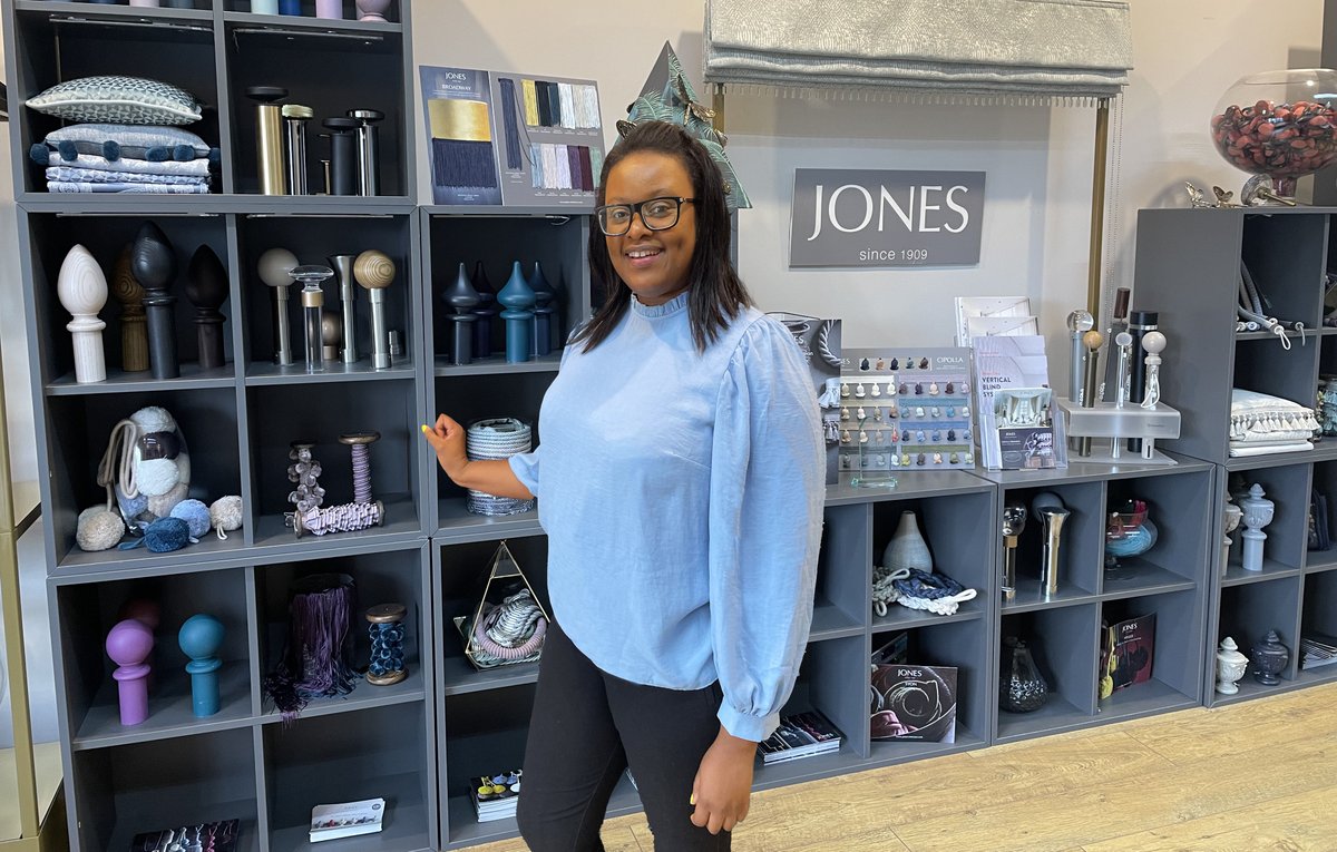 Our new Area Sales Manager Yvonne will be making contact with customers in the East Midlands, Yorkshire, and the Northwest over the next few weeks. 

If you'd like to make an appointment, drop Yvonne a message on-
Tel: 07772 286 986 
Email: yvonne.hickling@jones-interiors.com