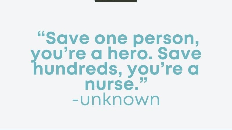 “Save one person, you’re a hero. Save hundreds, you’re a nurse.”--unknown

#Vicna #NursingAgency #Nurse #Australia