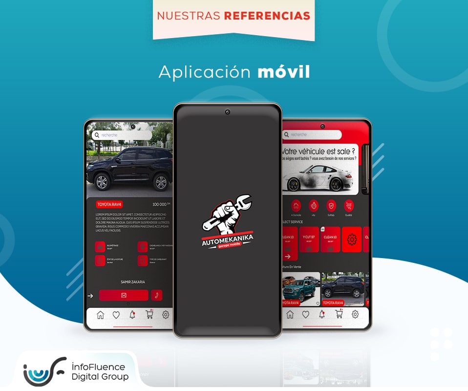 IFDigitalGroup's tweet photo. Infofluence Digital Group ha creado la aplicación móvil para la empresa AutoMekanika.
Una plataforma que conecta directamente a los mecánicos y técnicos con los clientes en unos pocos clics.
#IFDG #NuestrasReferencias #InfofluenceDigitalGroup https://t.co/cePjTwmpdG