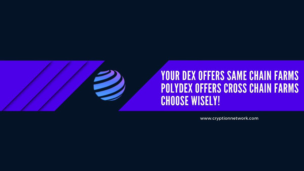 margauxaye's tweet image. on September 9th, @CryptionNetwork will introduce Cross Chain Farming which is completely decentralized! we have yet to see this in the DeFi business, and thrilled to be the first to do so 🍀

#CryptionNetwork #CNT #Polydex #polygon #dex