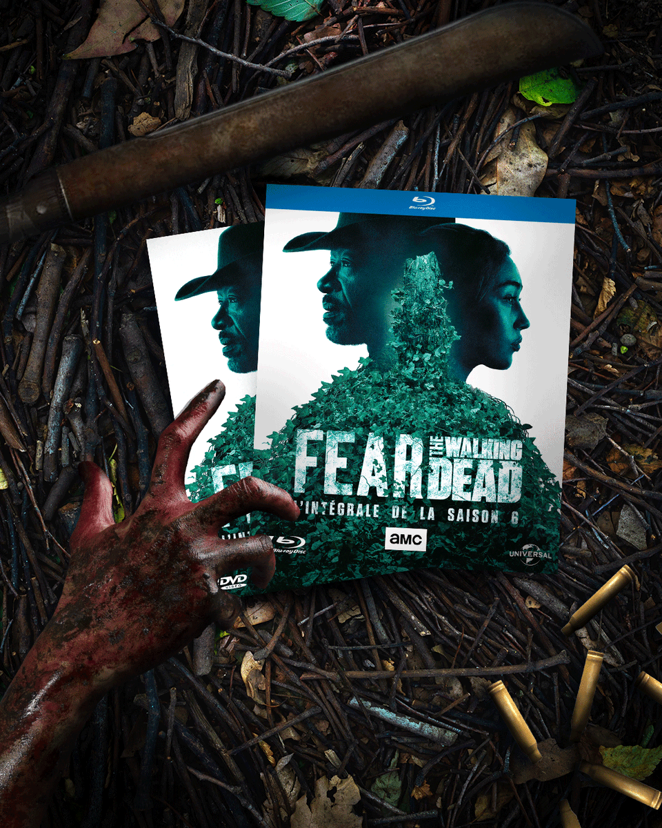 UniversalSerie's tweet image. RT + FOLLOW pour tenter de remporter l'intégrale de la saison 6 de #FearTheWalkingDead en DVD ou Blu-ray™ 🎁📀