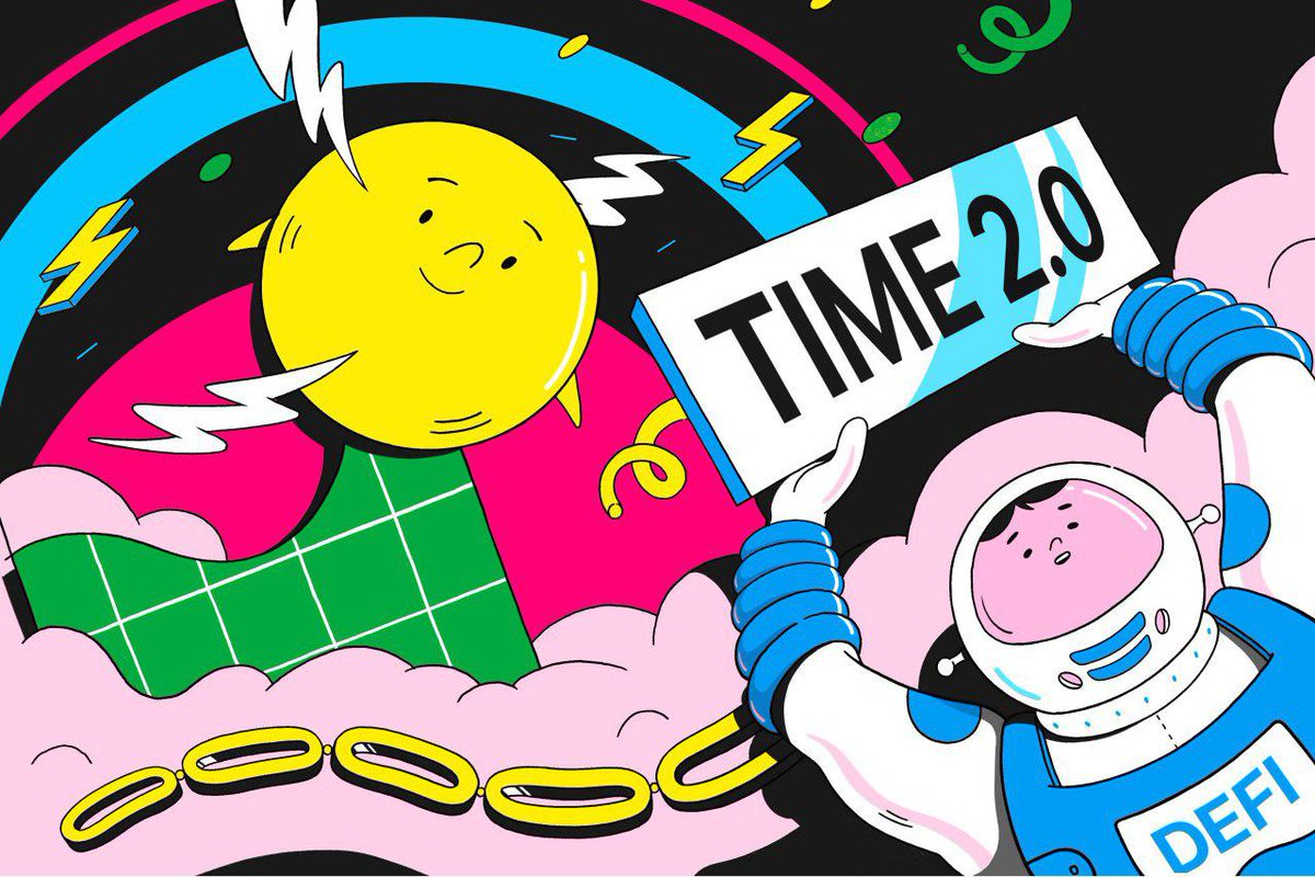 Chrono tech time. Time token.