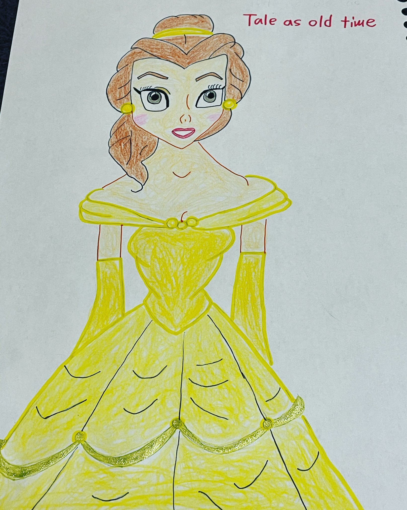 茉莉花 白雪姫 Tale As Old As Time Belle Beautyandthebeast Disneyprincess Disney 美女と野獣 ベル ディズニープリンセス イラスト 色鉛筆画 色鉛筆イラスト T Co Nprldtjzma Twitter