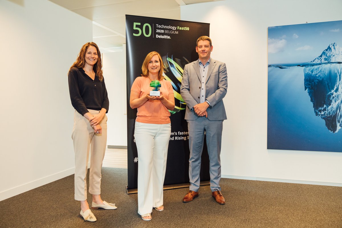 ProUnity, the 2020 #Fast50BE and Software category winner, Epic Blue (Most Disruptive Innovator), OncoDNA (Biotechnology/Pharmaceutical), and Hello Customer (Digital content/media/entertainment) received their awards last week. Congratulations! 🏆 👏