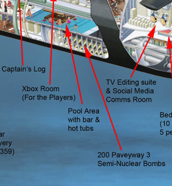 Lucifix's tweet photo. @RAF_Luton @codepo8 I wonder how it's like to be in a hot tube, knowing that right below you are located nuclear bombs ☢️ 😂 https://t.co/lFuIPkcZVo