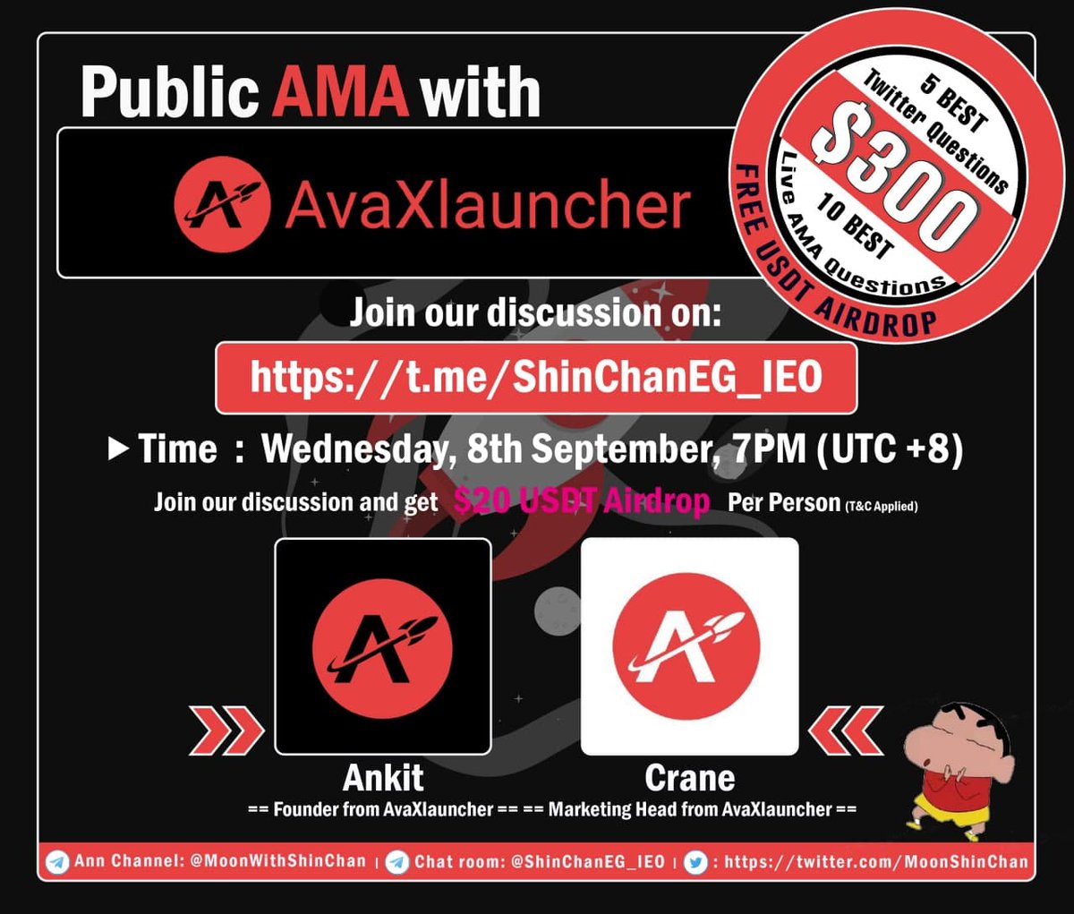 Moon With Shin Chan tweet media