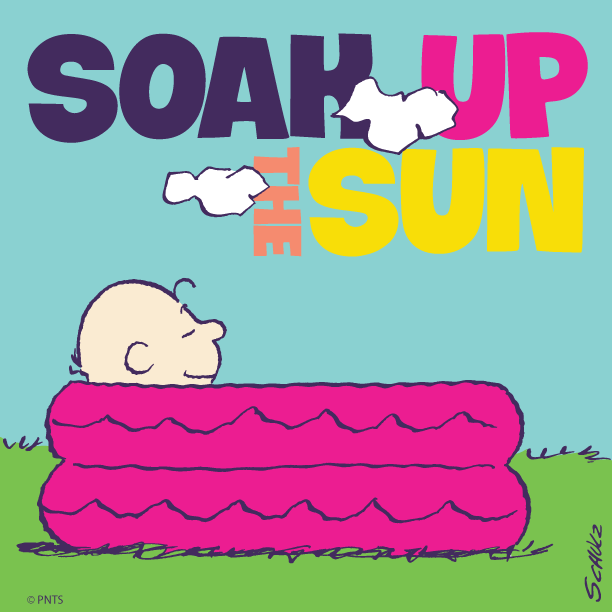 Snoopy's tweet photo. Soaking up the last days of summer ☀️ https://t.co/hPzfscwnrF