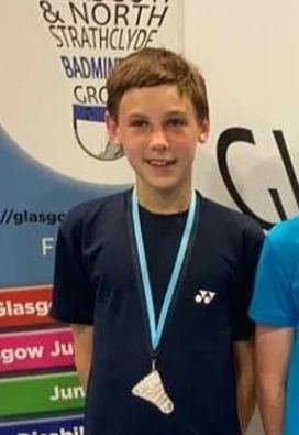 TobermoryHSPE's tweet photo. Well done to S3 pupil Malik Clowes who came 2nd in the Glasgow Yonex U15 Badminton Competition! A further congratulations to Nuria Clowes who won the Mixed U19 Constellation Competition! 🏸#celebratingsuccess #pupilachievements #TeamTob https://t.co/EZRRfFGuJj