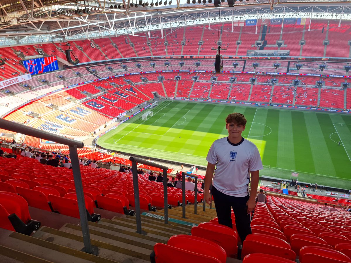 JadeDentonFSG's tweet photo. What a way to finish his summer holidays before he transitions into the world of further education in sports studies at #evertonfootballcollege https://t.co/YY0NGlVelq