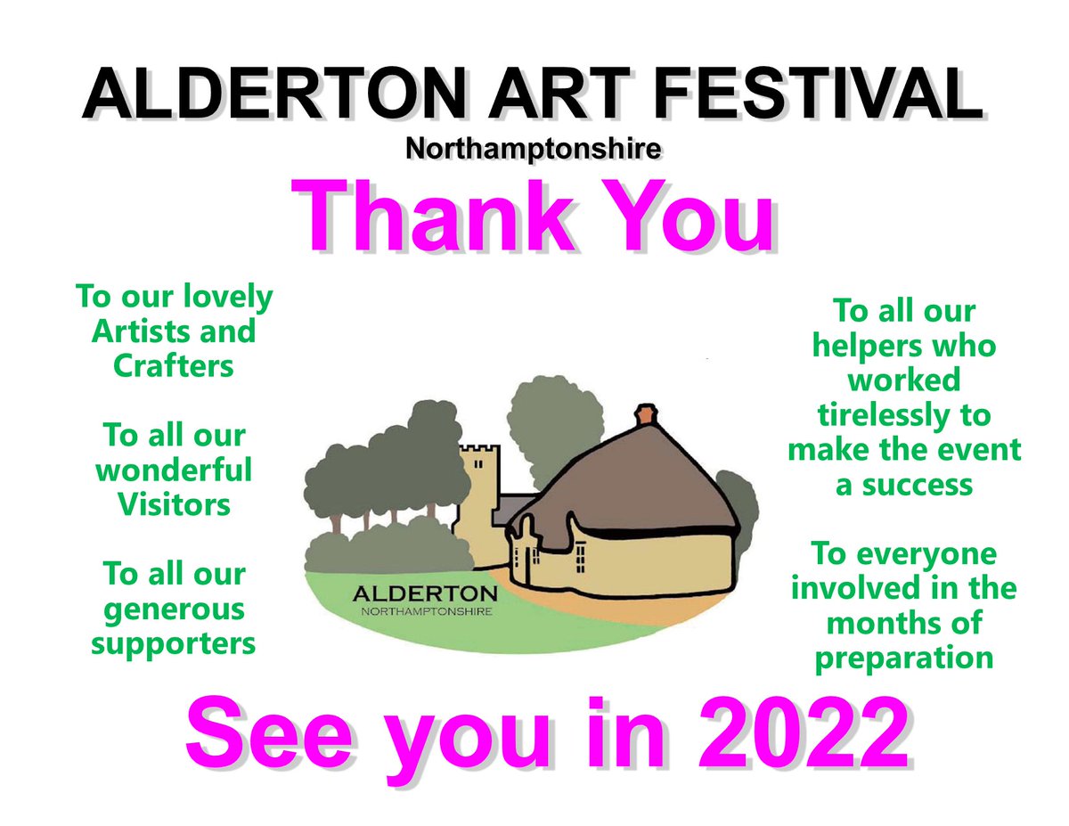Thank you to everyone involved in making our 2021 Alderton Art Festival such a success.  See you in 2022!!