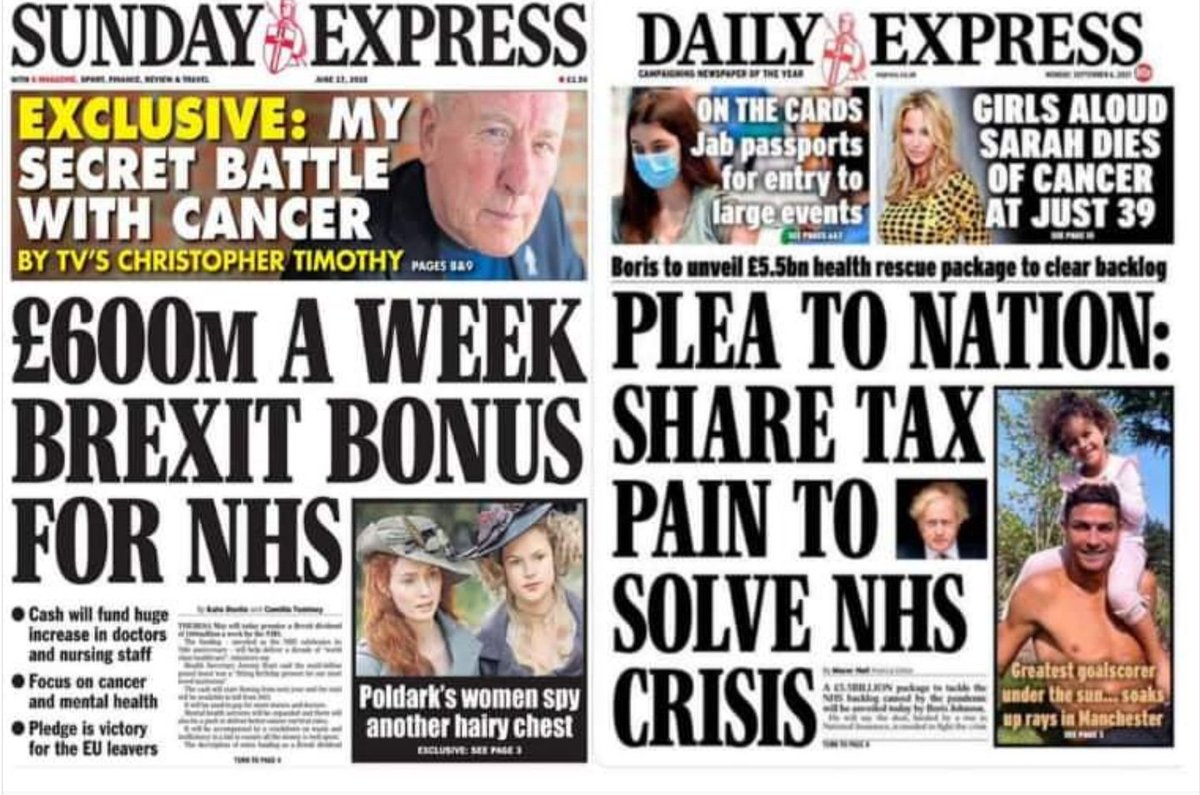 JJHTweets's tweet image. Own up..... who stole the £600 million a week that was supposed to be for the NHS?