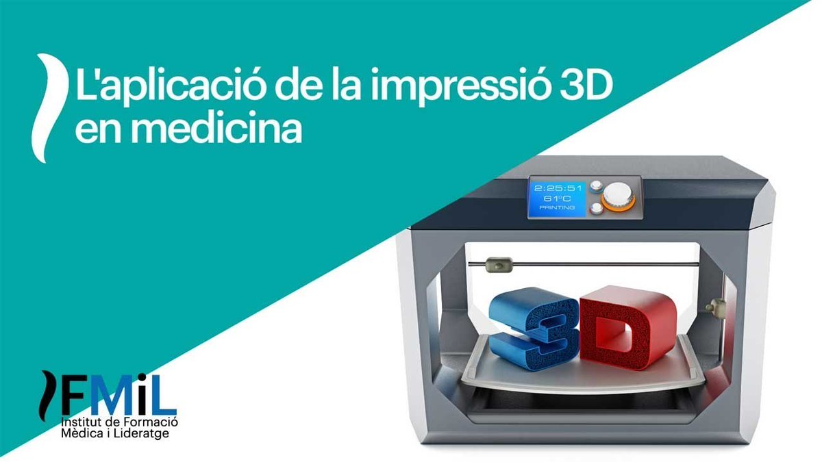 🔜Nova edició del curs 👉Aplicació de la #Impressió3D en medicina. 
✅Aprendràs els conceptes bàsics per dur a terme el flux de treball de la imatge mèdica fins a la #impressió3D de models anatòmics.
📅del 2 al 9 de novembre
✔️Curs acreditat
Informació▶️ifmil.com/ca/curs/92204/…