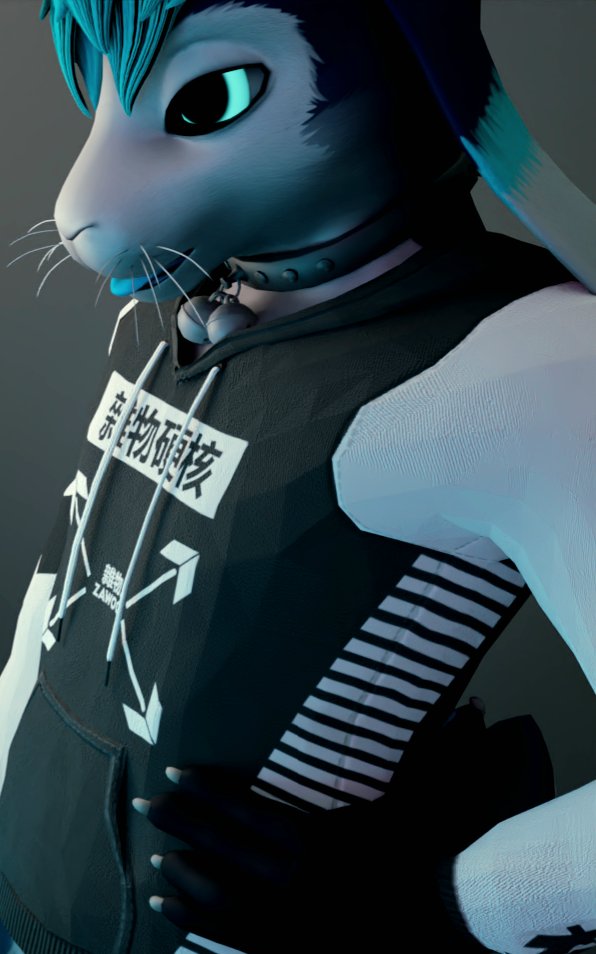 About the most I can show on this render. NSFW variant can be found on my AD twitter. 

Model by <a href="/nimbkoll/">Nimbkoll</a> 

Next project is fluid simulation for uhhh, reasons.