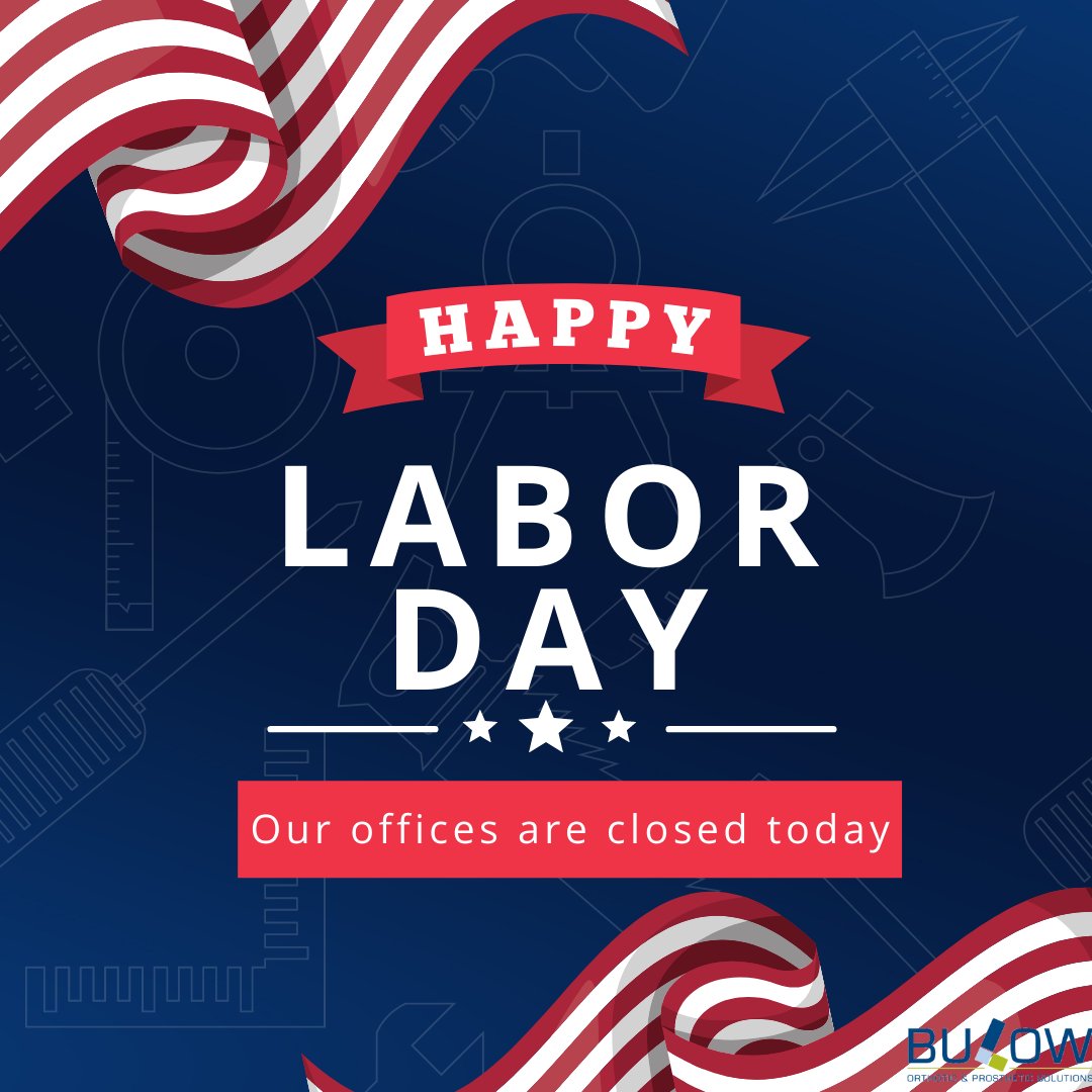 BulowOPS's tweet photo. Our offices are closed today for #LaborDay.  
#BulowOPS  #HereForYou  #MakeItHappen https://t.co/ZhPqhpcQmU