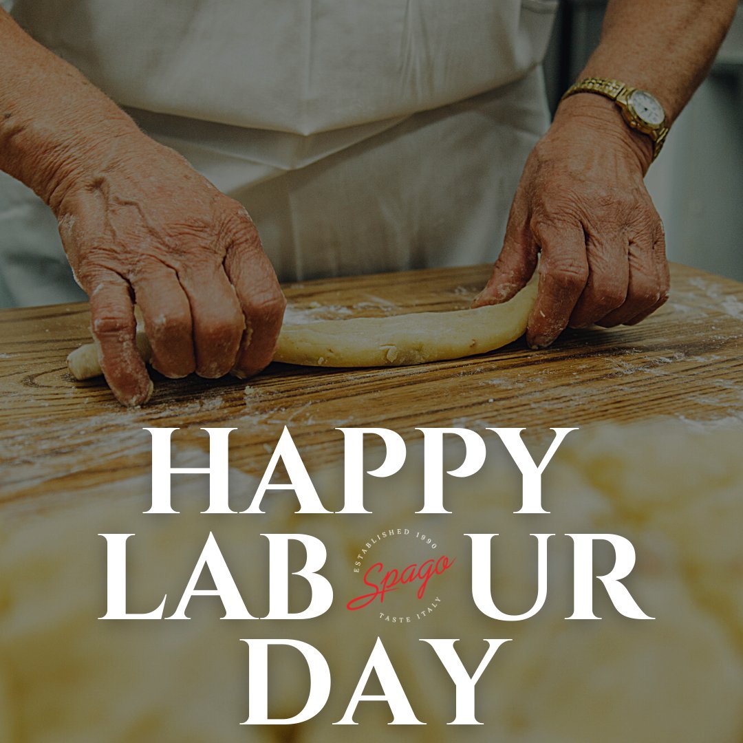 spagocanada's tweet photo. #HappyLabourDay 🇨🇦 All our locations are closed today. 

Shout out to our hard working staff and wishing you all a safe and HAPPY LABOUR DAY! See you back tomorrow! https://t.co/Ivzz5nkPI9