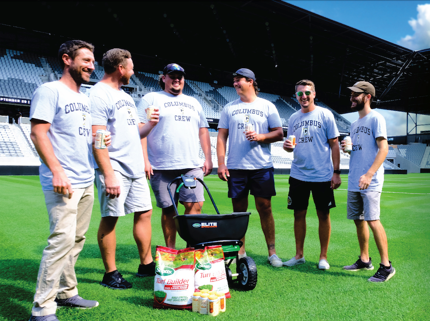 LandGrantBeer's tweet photo. Plus, as official partners of the @ColumbusCrew, your purchase of this Protect Your Turf bundle enters you into a contest to win 2 Scotts Pitchside Seat tickets & parking to a Crew match, a merch bundle, tour of @LowerFieldCbus and a meet-and-greet with @CrewGroundsCrew! (2/3) https://t.co/7LScbcbRfp