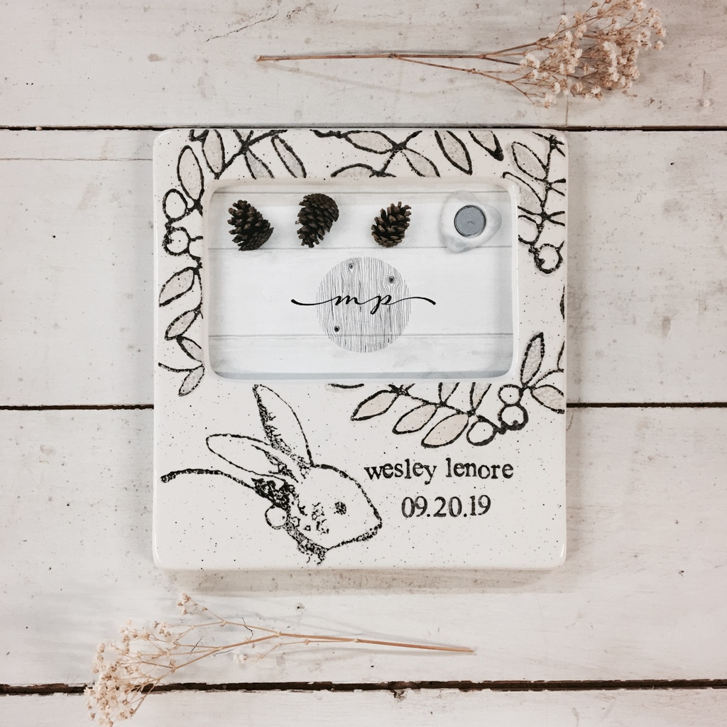 musewarepottery's tweet photo. So many weddings = so many babies! If a sweet new baby has entered your life, commemorate the big event with a hand painted, personalized photo frame! 

https://t.co/VRiYqpXxDI https://t.co/sLlS0pweDL